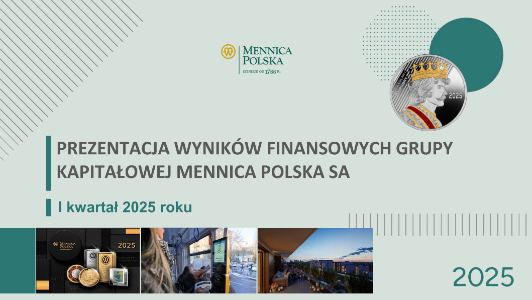 Mennica Polska | Prezentacja wyników finansowych Grupy Kapitałowej Mennica Polska SA
